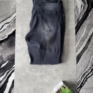 Legend London Stretch Grey Wash Distressed Knee Jeans M 36/30